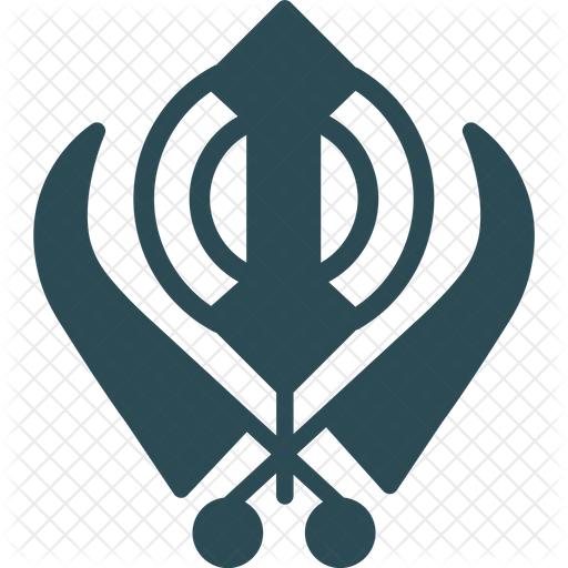 Sikhism Religion Png File (black, teal)