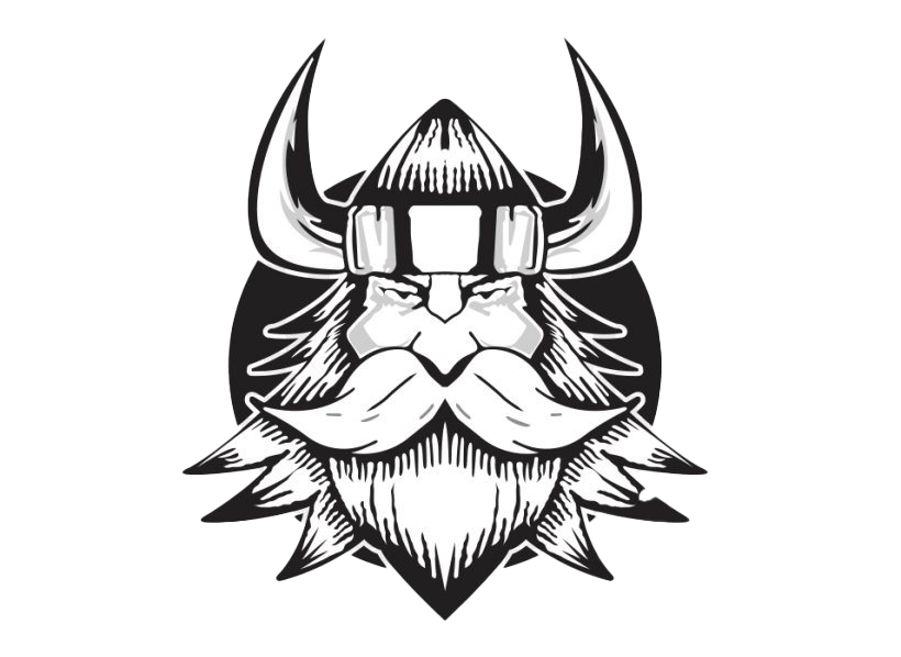 Viking Art Png Isolated Image (black, white)