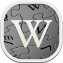 Wikipedia Free Transparent Png Icon Download Path (gray, lavender, black)