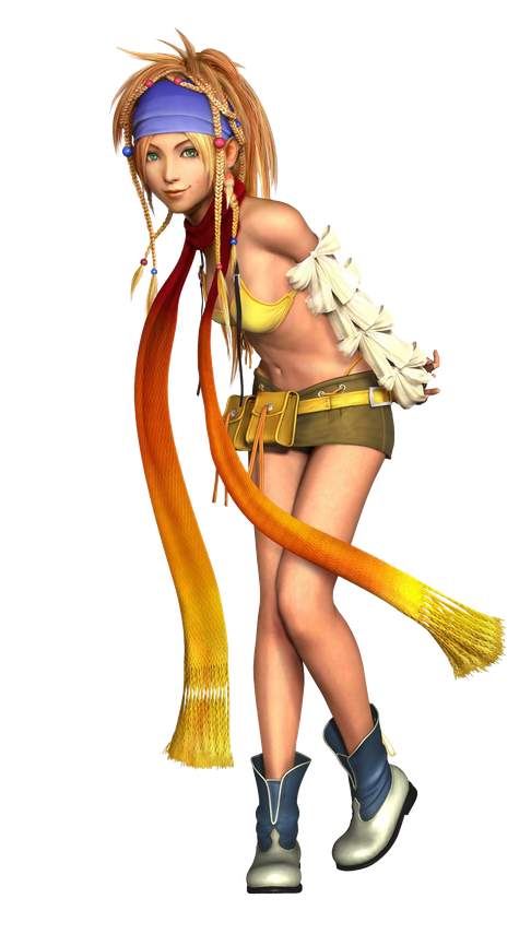 Rikku Png Transparent Image (black)