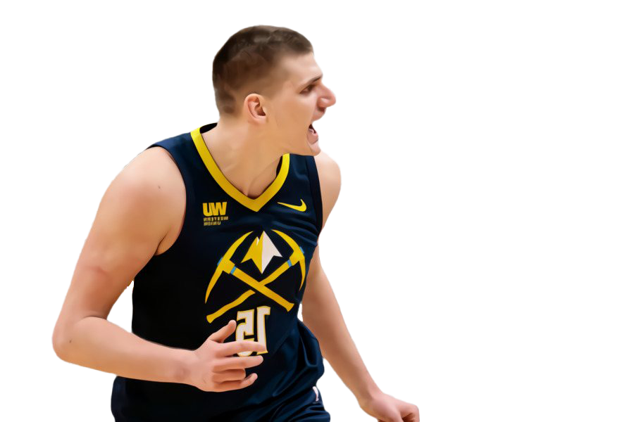 Nikola Jokic Png Image (white, black)