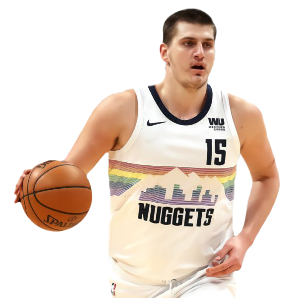 Nikola Jokic Png Isolated Pic (white, beige)