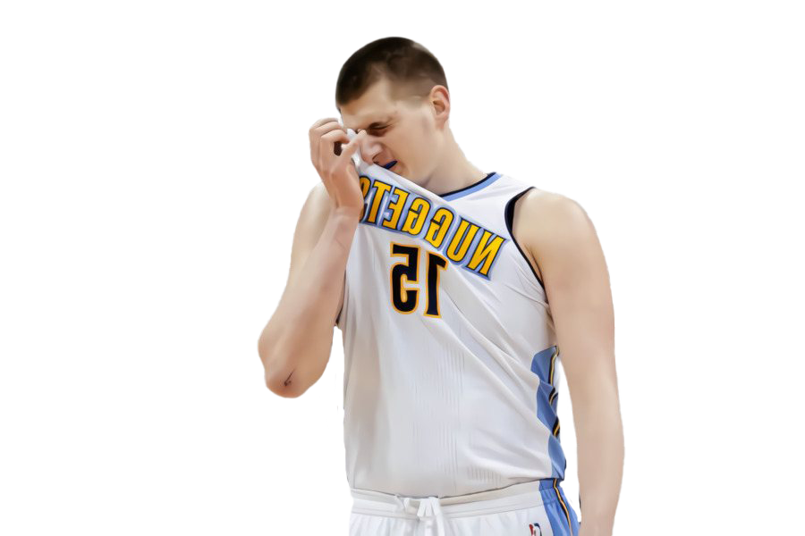 Nikola Jokic Png Pic (white, silver, lavender)