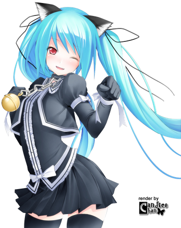 Miku Hatsune Png Background (indigo, black, gray)