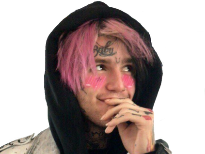 Lil Peep Transparent Png (black)