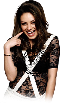 Mila Kunis Png Transparent (white, black)