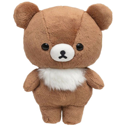 Rilakkuma Bear Png Free Download (gray, beige, white)