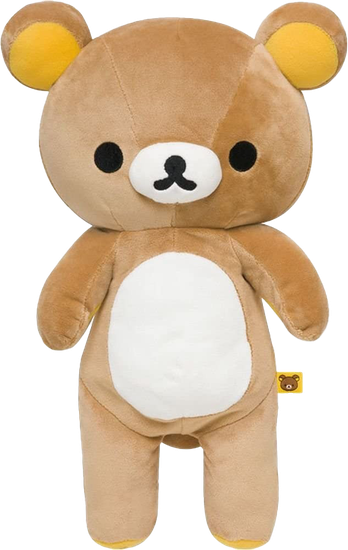 Rilakkuma Bear Png Photo (lavender, black, beige)