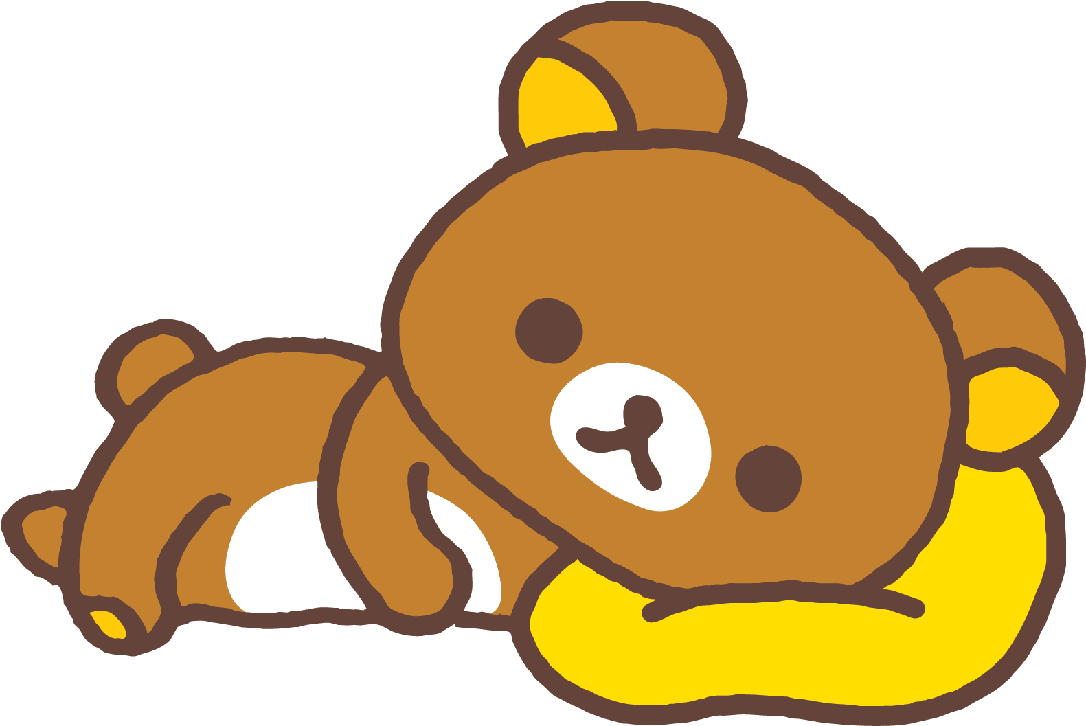 Rilakkuma Transparent Images Png (chocolate, gold, black, white)