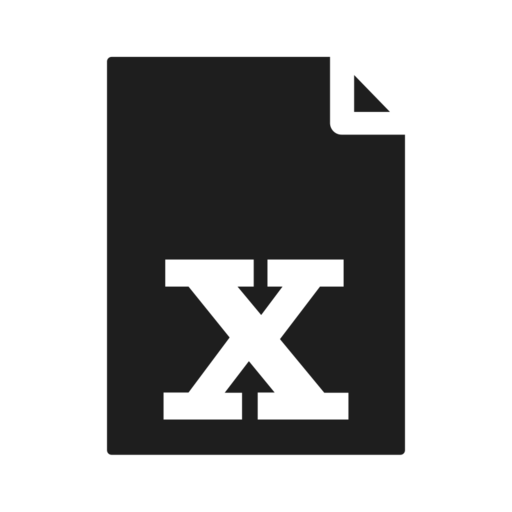 File Excel Free Png Icon Download (black)