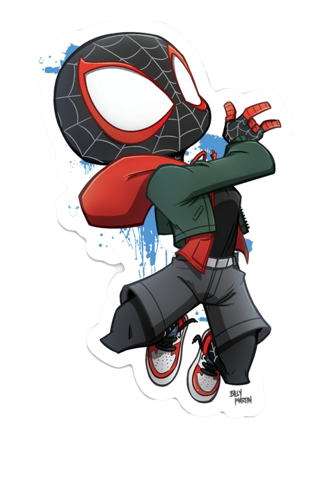 Miles Morales Spider Man Png Pic (black, white)