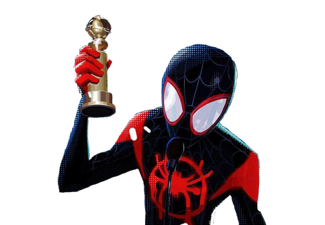 Miles Morales Spider Man Png Transparent Image (black)