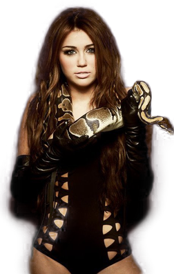 Miley Cyrus Transparent Png (black)