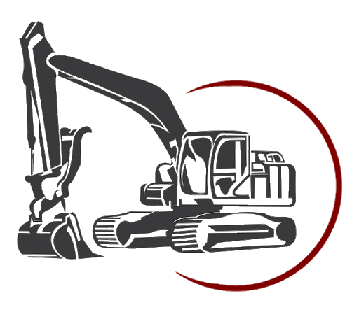 Silhouette Excavator Vector Png Clipart (indigo, black)