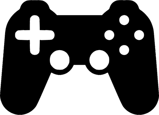 Silhouette Gamepad Png Picture (black)