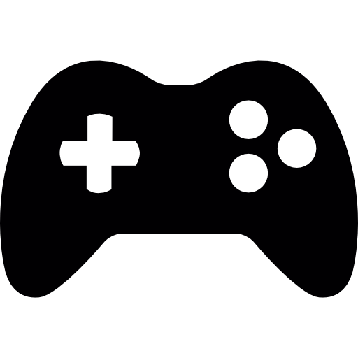 Silhouette Gamepad Png Transparent Image (silver, white, gray, black)