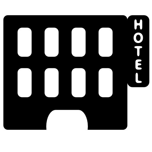 Silhouette Hotel Building Png Clipart (lavender, white, silver, gray, black)