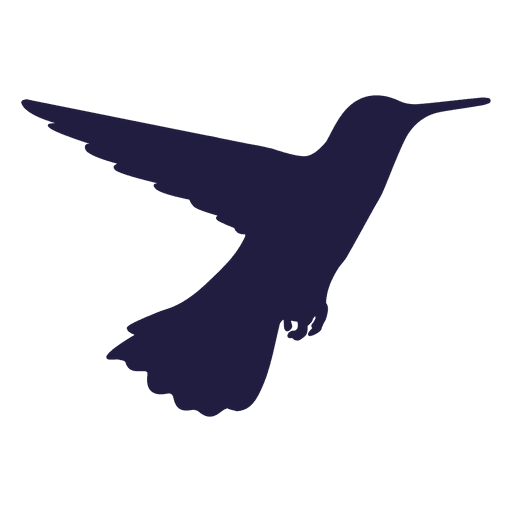 Silhouette Hummingbird Png Clipart (gray, black)