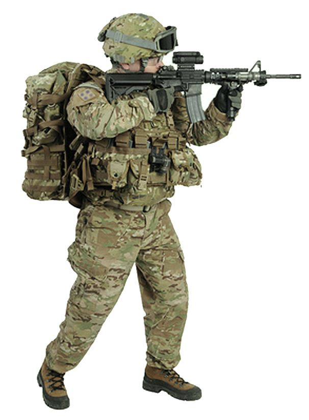 Military Army Soldier Png Hd Image (gray, white)