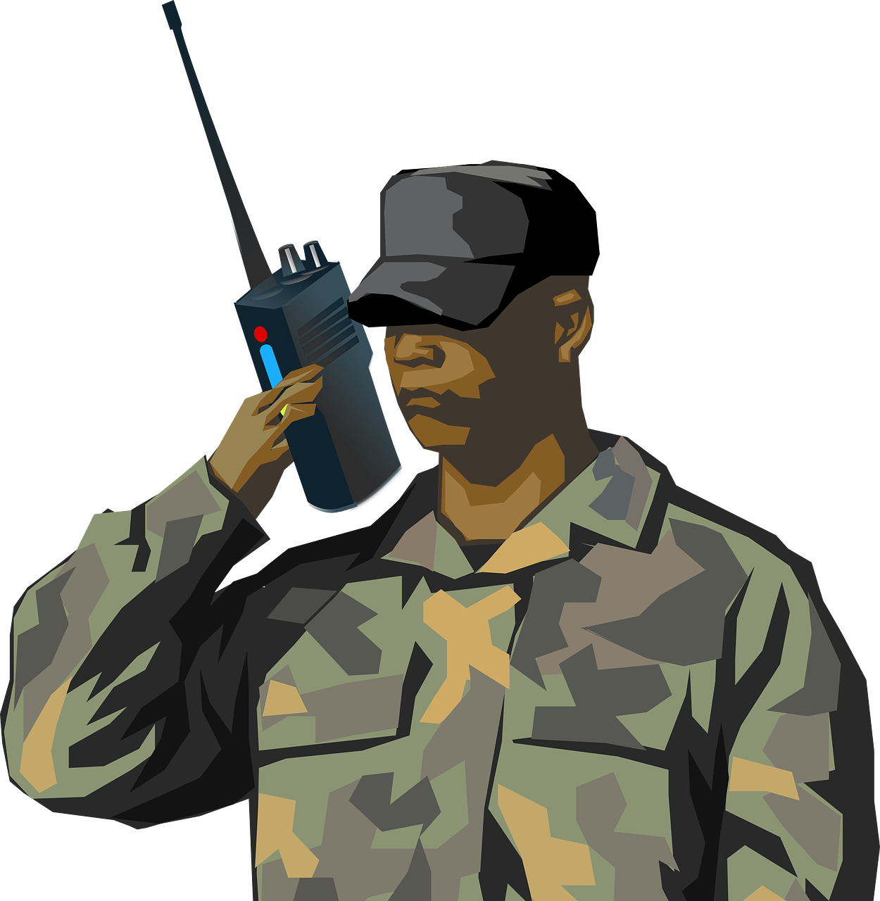 Military Army Soldier Png Picture (black, gray)