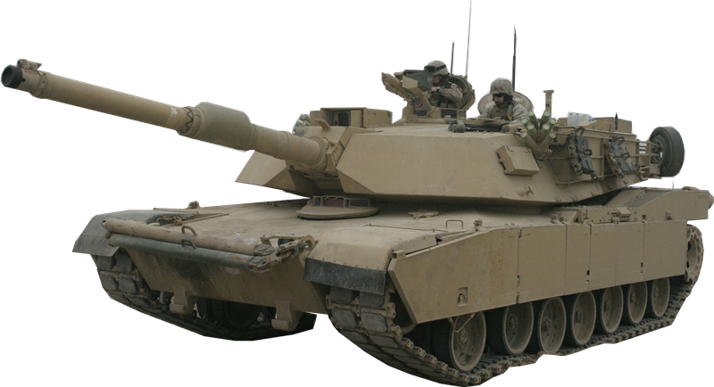 Military Tank Png Image (black, gray)