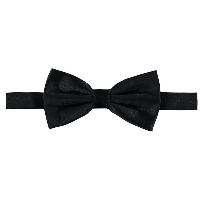 Silk Bow Tie Transparent Png (black)