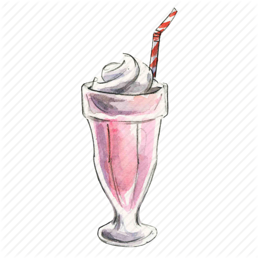 Milkshake Png Pic Background (indigo, black)