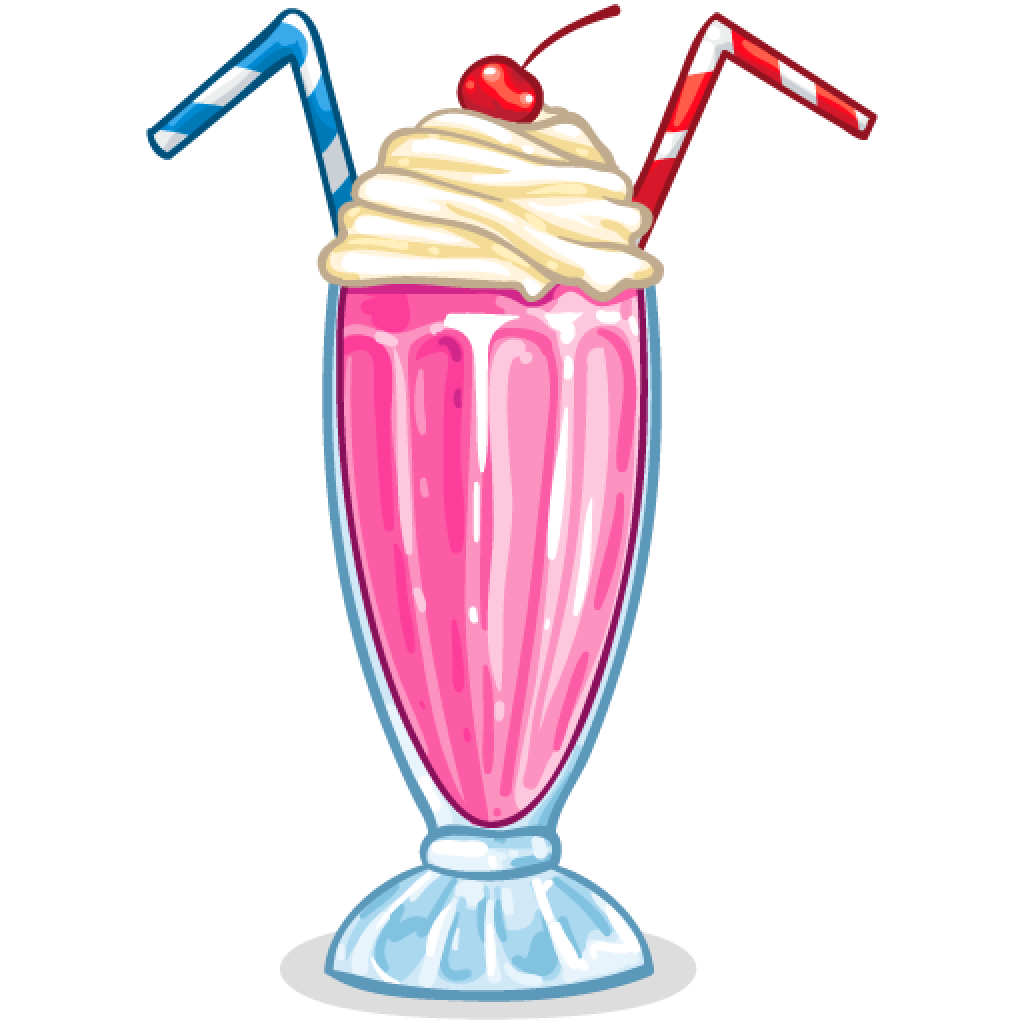 Milkshake Png Transparent (pink, plum, black, salmon, white)