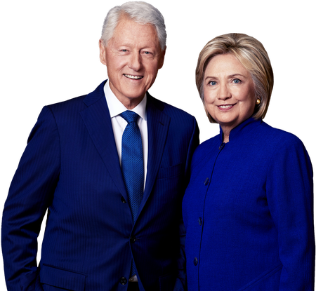 Bill Clinton Smile Png (black, navy)