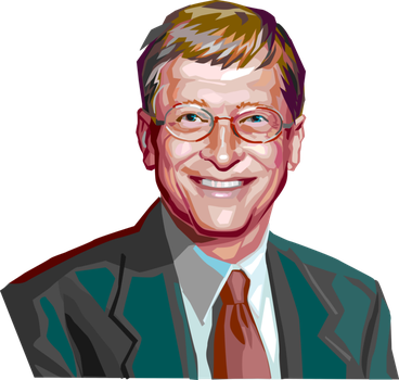 Bill Gates Png Isolated Pic (indigo, black, gray, teal)