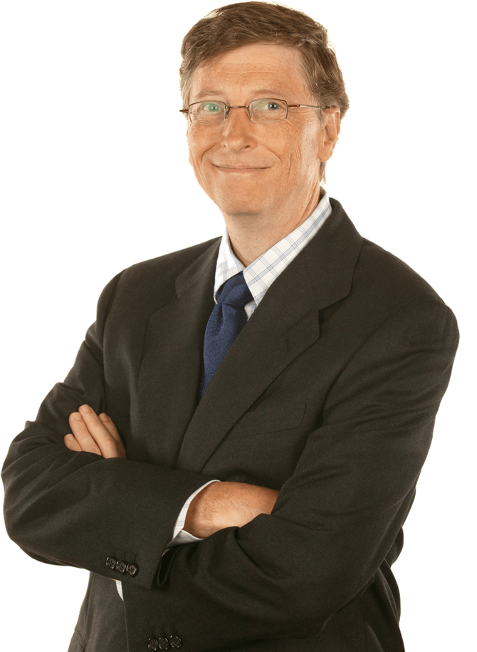 Bill Gates Png (black)