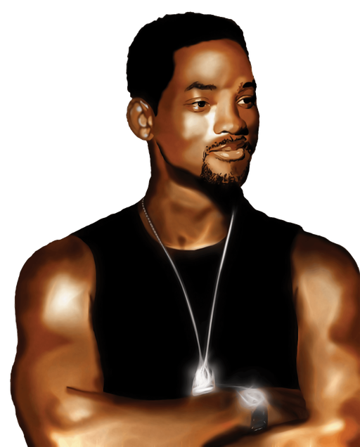 Will Smith Png Transparent Background (black)