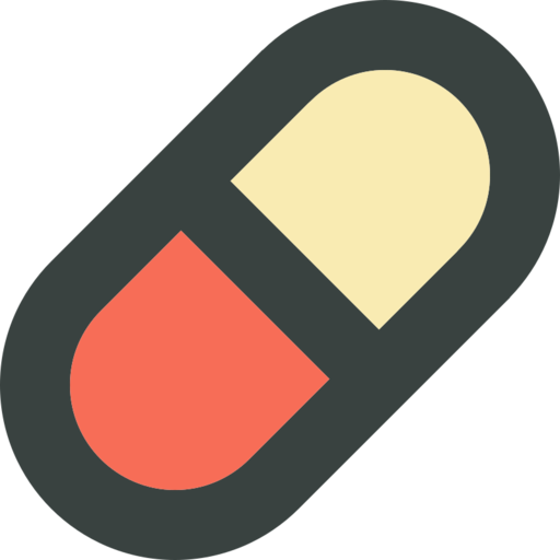 Pill Free Png Icon Download (beige, salmon, black, indigo)