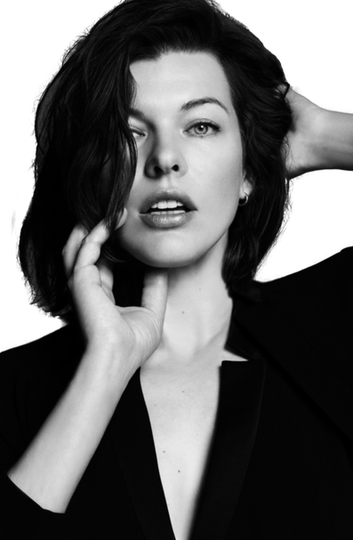 Milla Jovovich Png Pic (black)