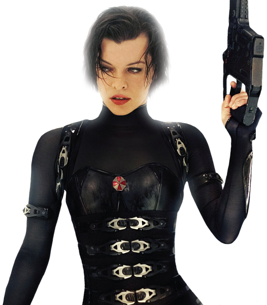 Milla Jovovich Png Picture (black)