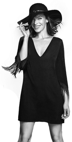 Milla Jovovich Transparent Png (white, black)