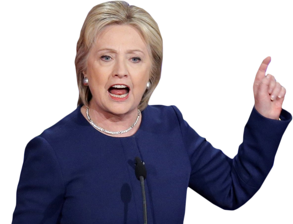 Hillary Clinton Transparent Png (black, navy)