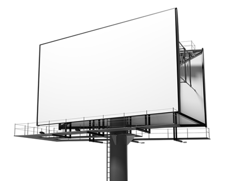 Billboard Png Transparent Image (white)