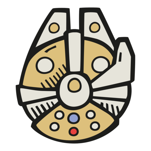 Millennium Falcon Free Png Icon Download (beige, black, salmon)