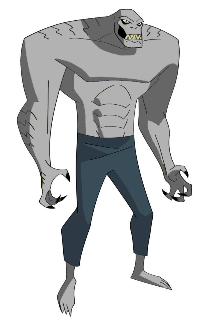 Killer Croc Download Png Image (white, indigo, teal, black, silver)