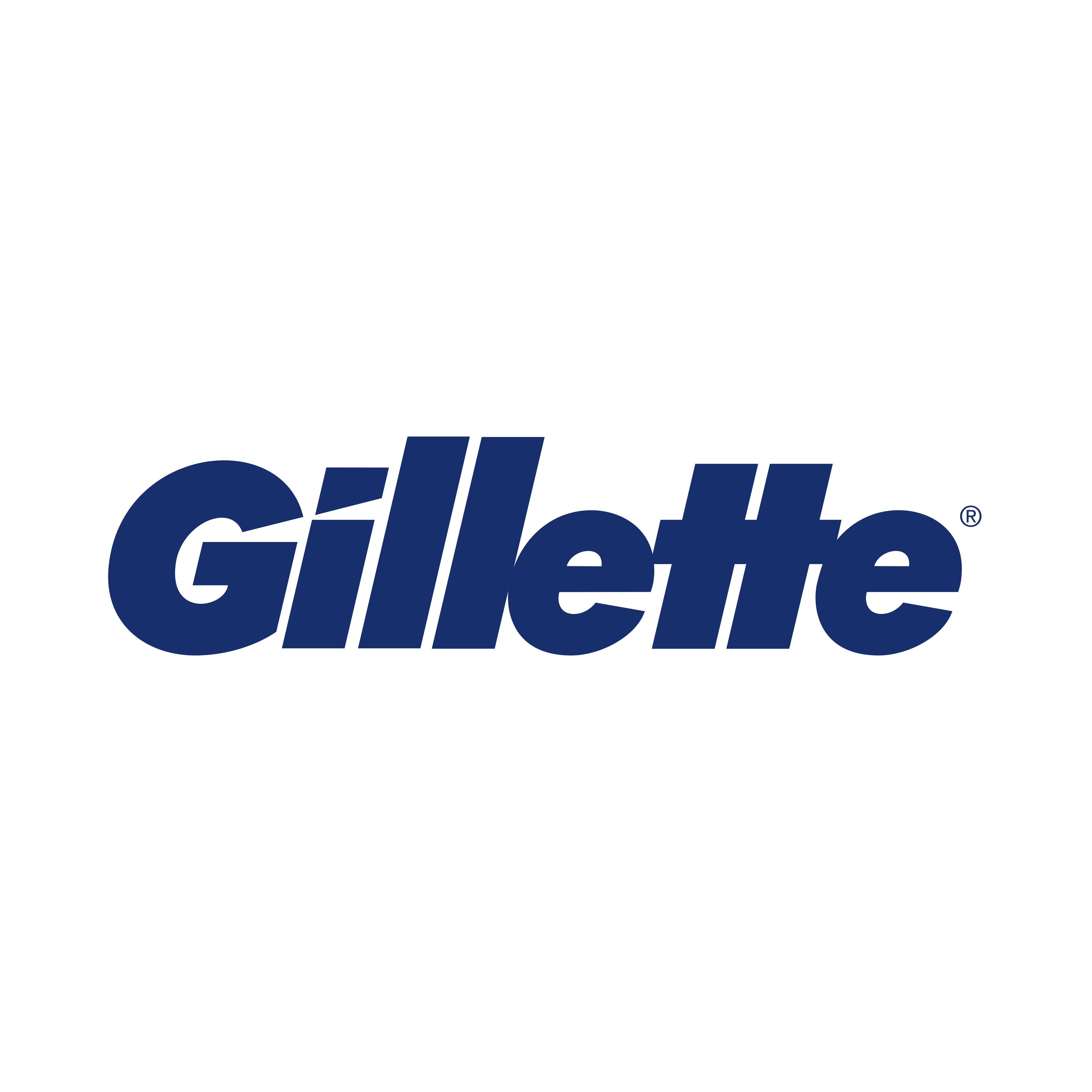 Gillette Logo Transparent (black, navy)