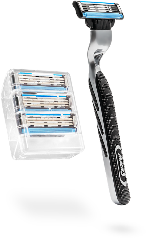 Gillette Razor Mens Png Pic (black, lavender, gray, silver)