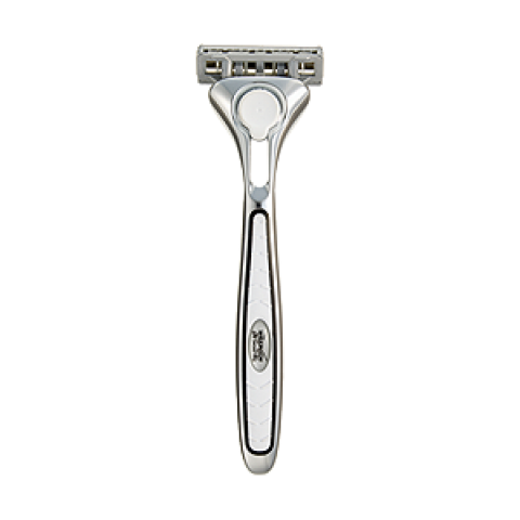 Gillette Razor Shaving (gray, beige, lavender, white)