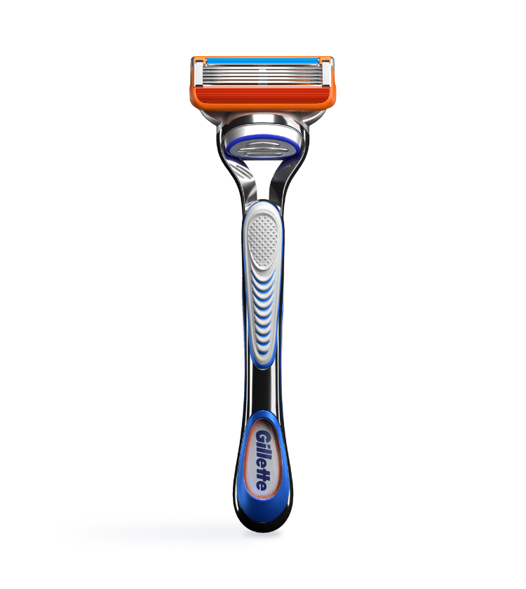 Gillette Razor (chocolate, black, lavender)