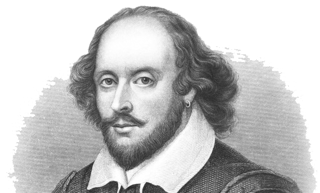 William Shakespeare Download Png Image (black, silver, white)