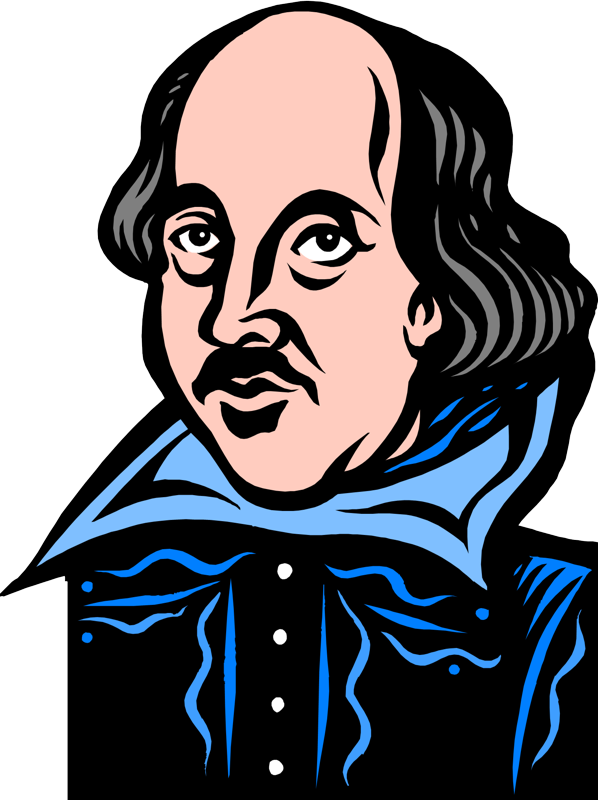 William Shakespeare Png Isolated Photo (black, gray, pink)