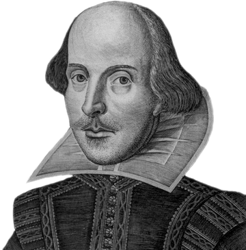 William Shakespeare Png Isolated Photos (black)