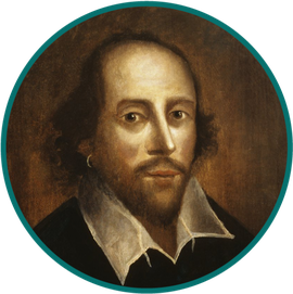 William Shakespeare Png Pic (teal, black)