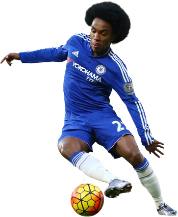 Willian Chelsea Png Isolated Hd (black)