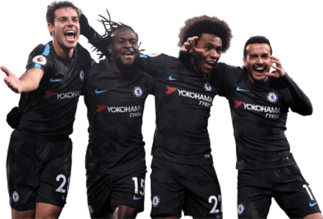 Willian Chelsea Png Transparent (black)